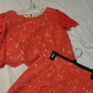 ANTONIO MELANI Coral Lace Garment
